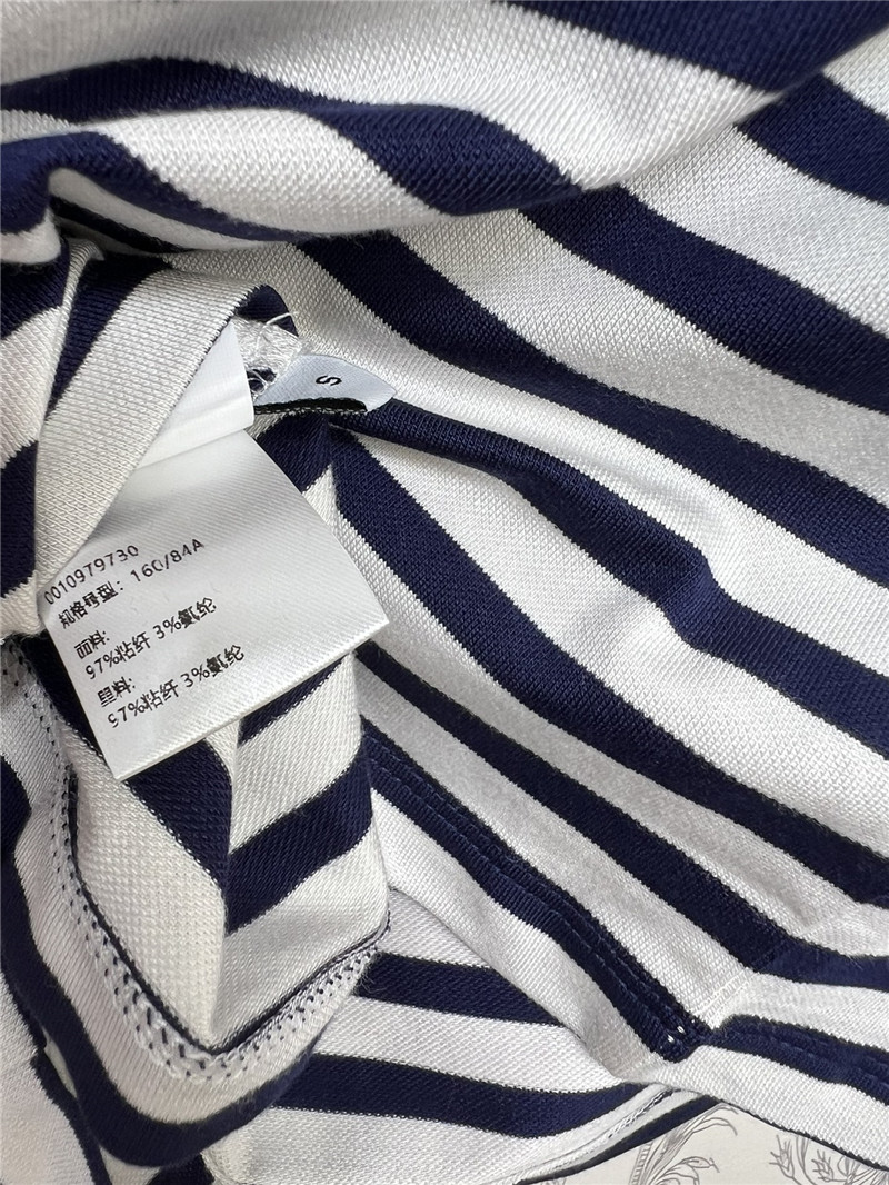 L0ew* irregular striped knitted top replica designer clothes