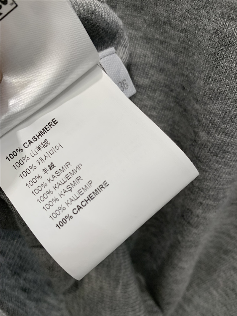 M1um1u grey short-sleeved sweater replica d&g clothing