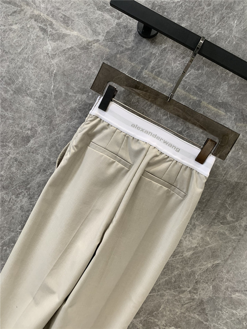 A1exa*der wang elastic high waist suit trousers replicas clothes