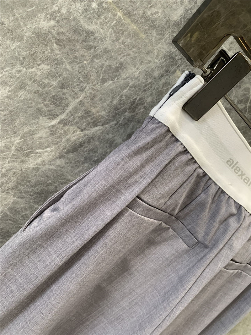 A1exa*der wang elastic high waist suit trousers replicas clothes