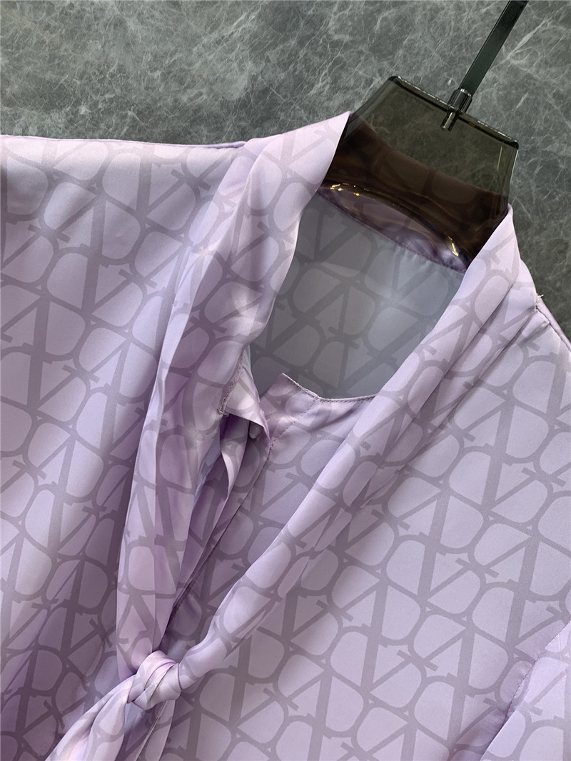 Va1e*ntin0 ribbon print long sleeve shirt replica d&g clothing