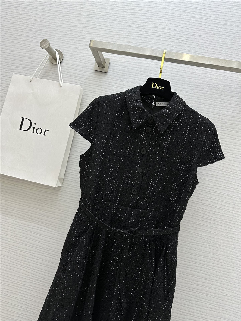 D10r hepburn style pleated dress replica clothes