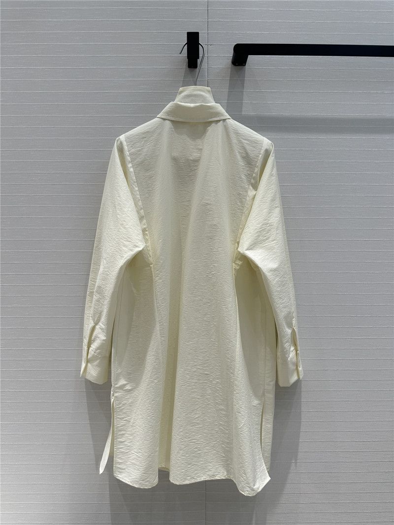 b0tt*ga Ven*ta lapel woven shirt dress replica designer clothes