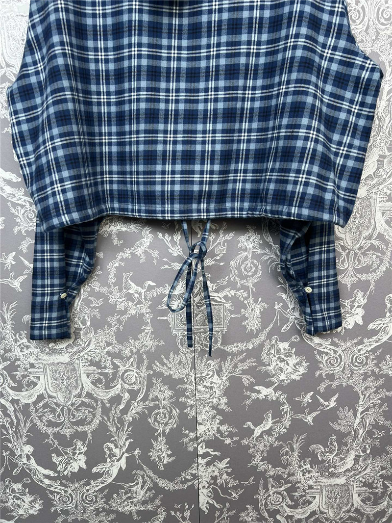 acne studios waist cropped hooded long-sleeved shirt replica clothes
