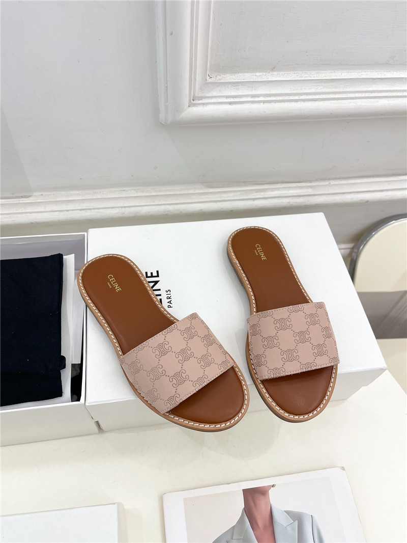 Ce1i*e lympia mule in pink jacquard canvas