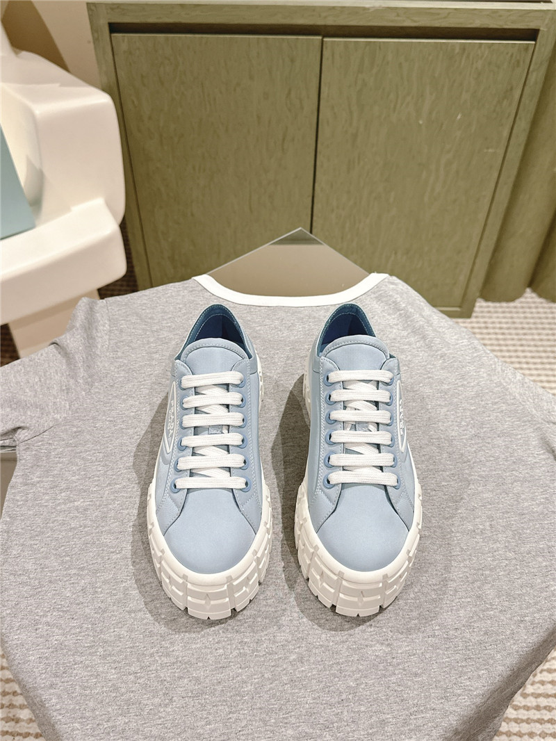 Pra*a double wheel re-nylon gabardine sneakers