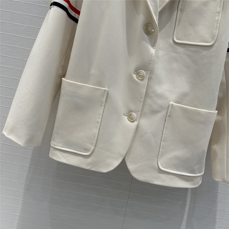 THOM BROWNE armband webbing suit jacket replica clothing sites
