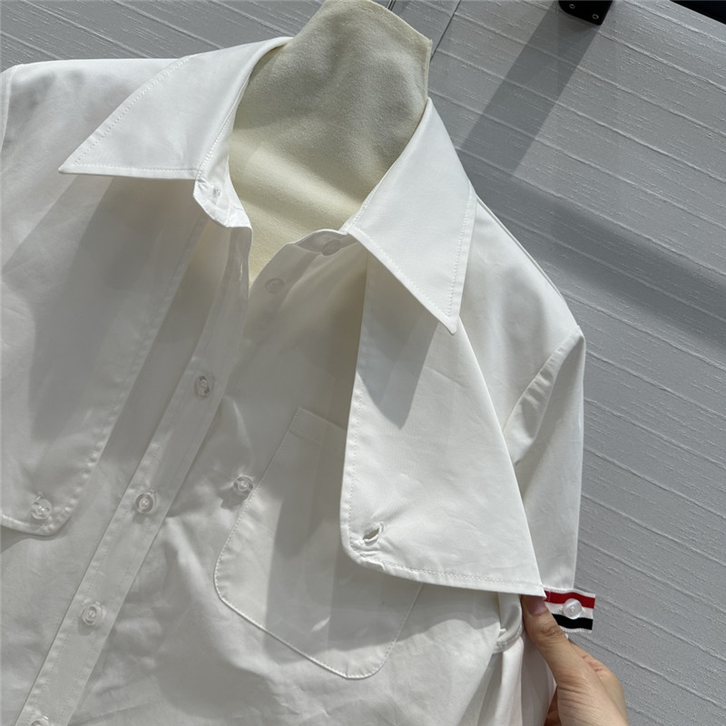 THOM BROWNE Preppy mid-length shirt dress replicas clothes