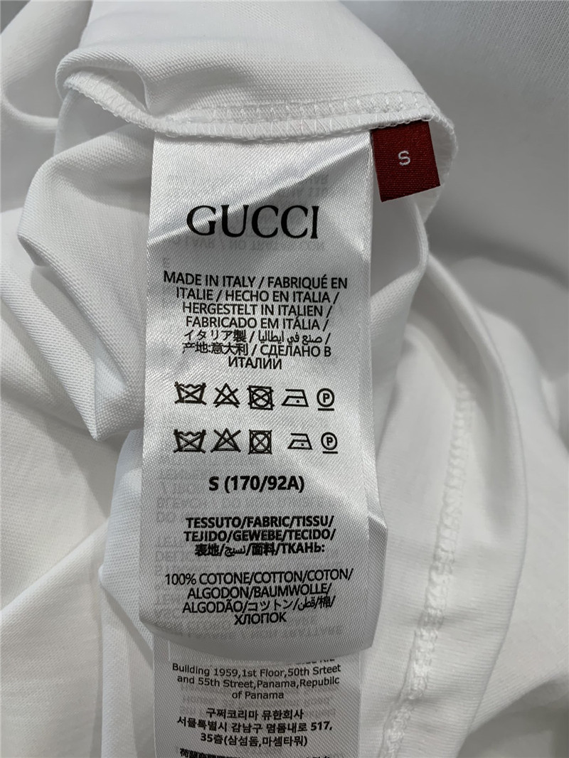 Gvc*1 embroidered round neck short-sleeved t-shirt replica clothes