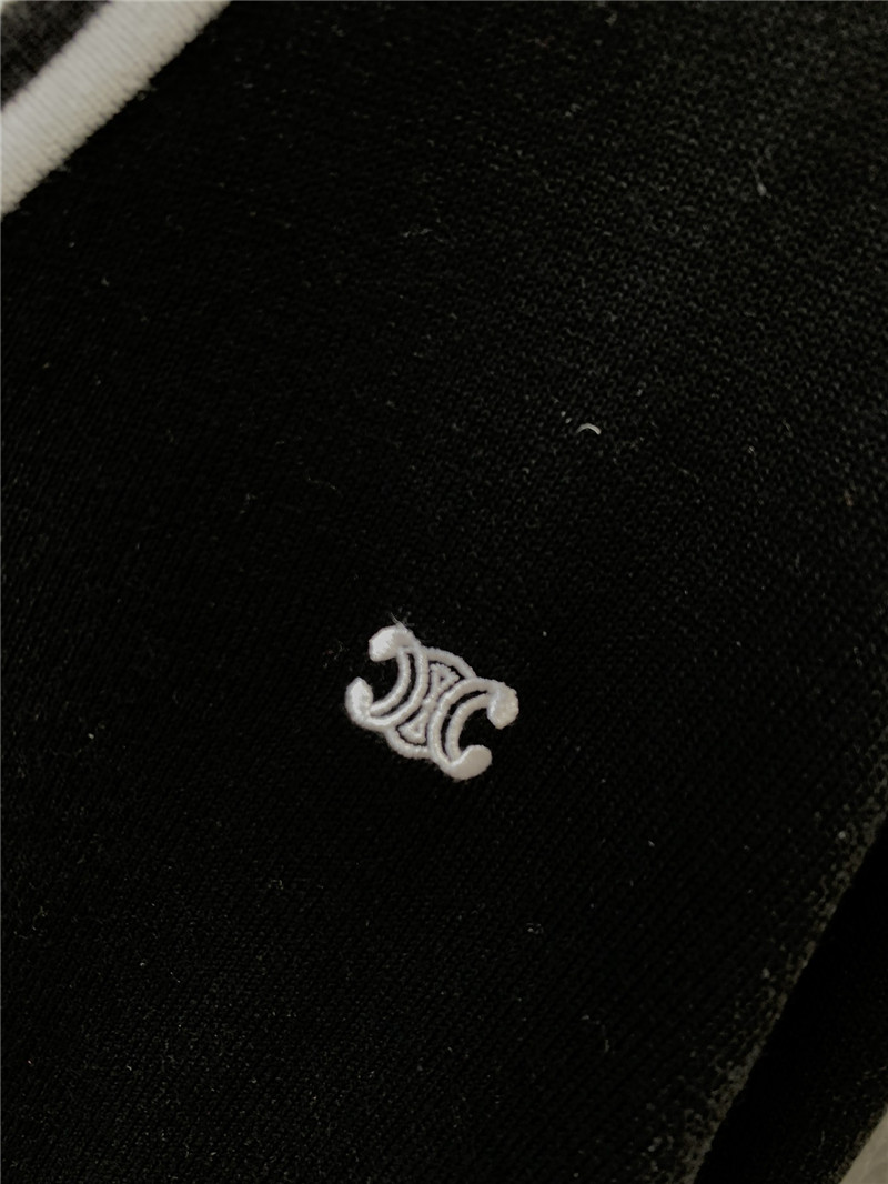 Ce1i*e logo single breasted knitted cardigan replicas clothes