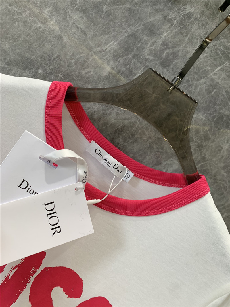 D10r letter logo print short sleeve t replicas clothes