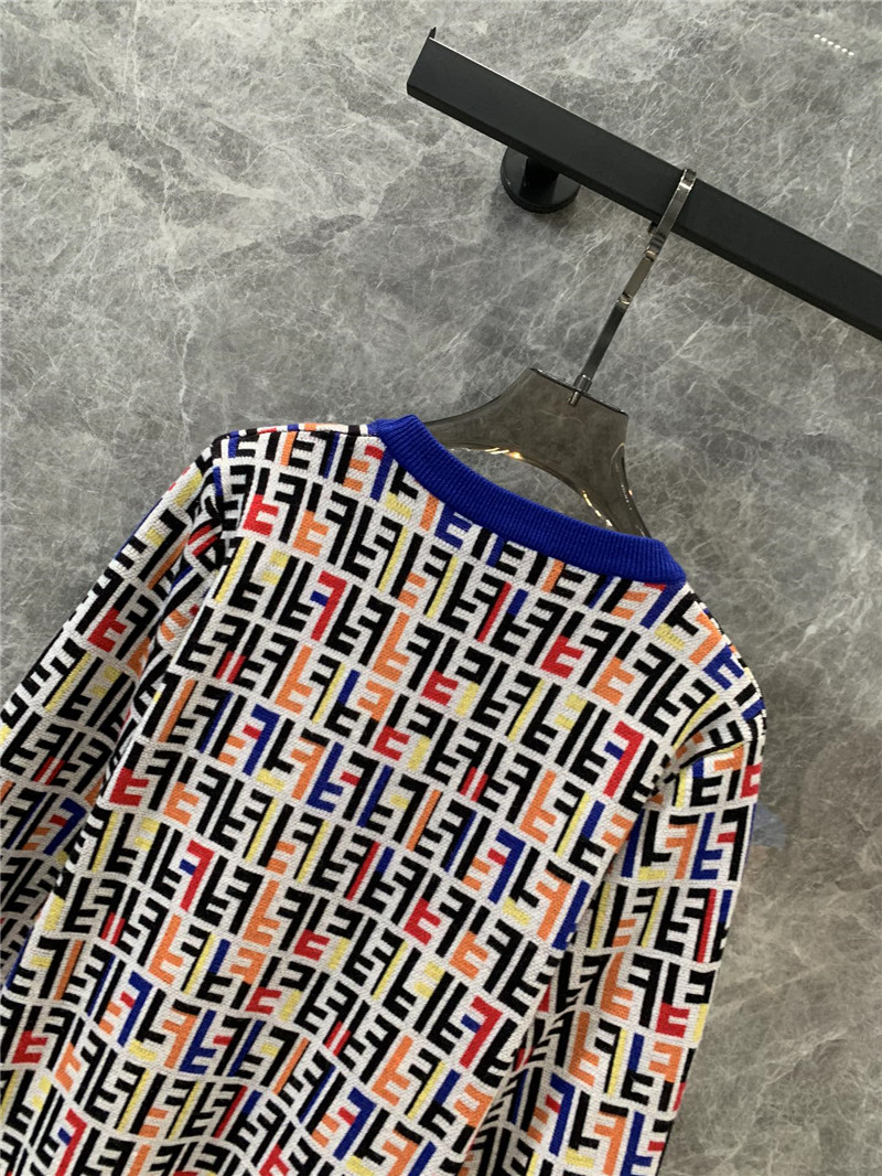 F**di knitted v-neck cardigan replicas clothes
