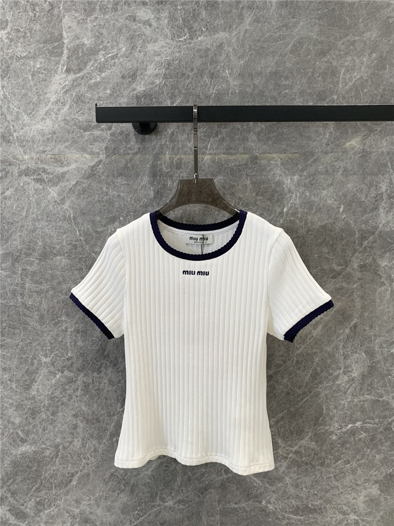 M1um1u short-sleeved t-shirt replica clothing sites