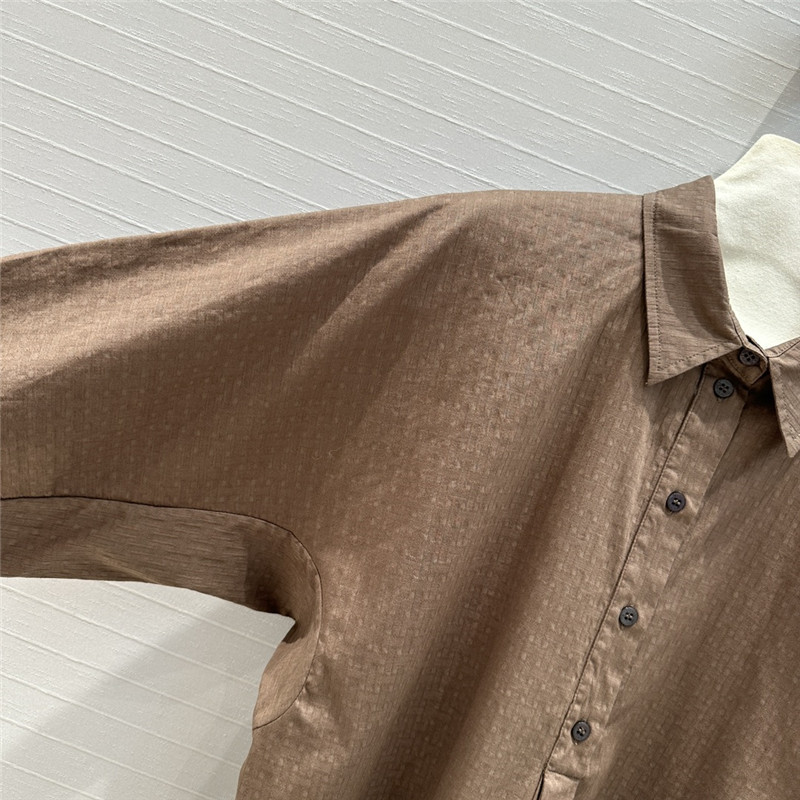 H**me5 obscure jacquard shirt dress replica clothes