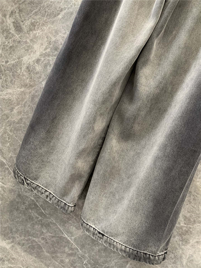 Pra*a waistband denim trousers replica d&g clothing