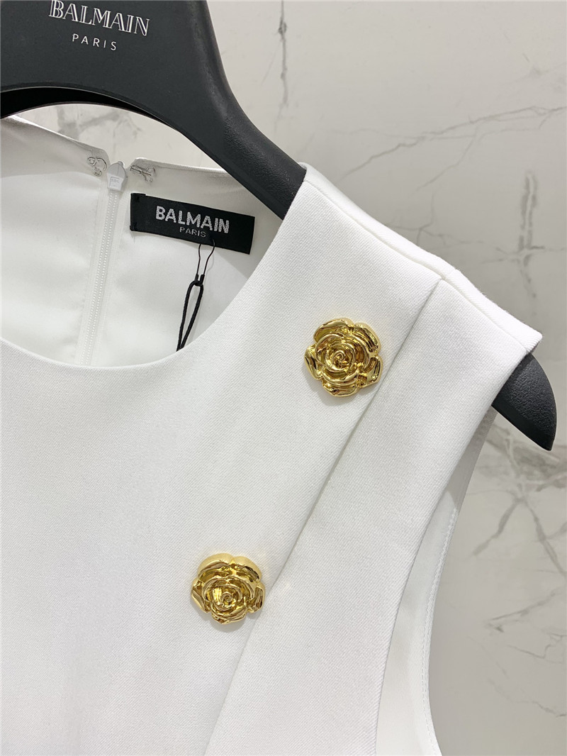 Balmain floral sleeveless dress replica d&g clothing