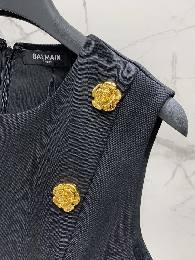 Balmain floral sleeveless dress replica d&g clothing