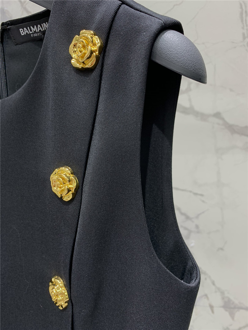 Balmain floral sleeveless dress replica d&g clothing
