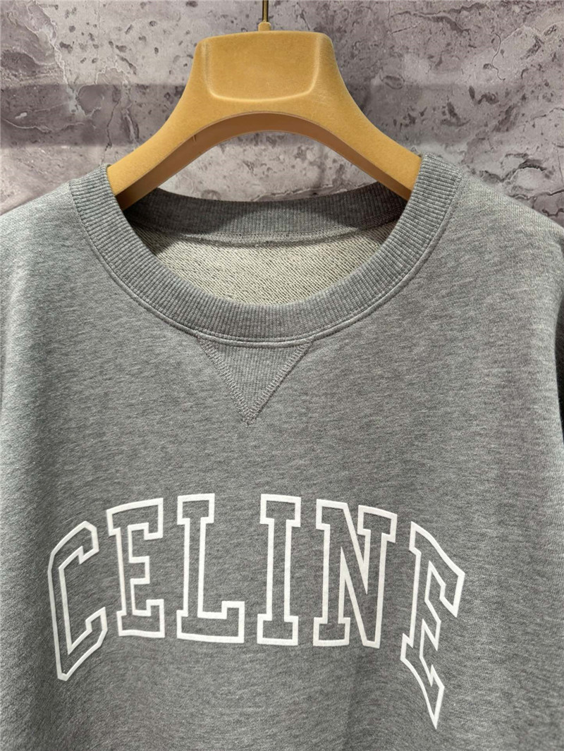 Ce1i*e flocked print sweatshirt cheap replica designer clothes