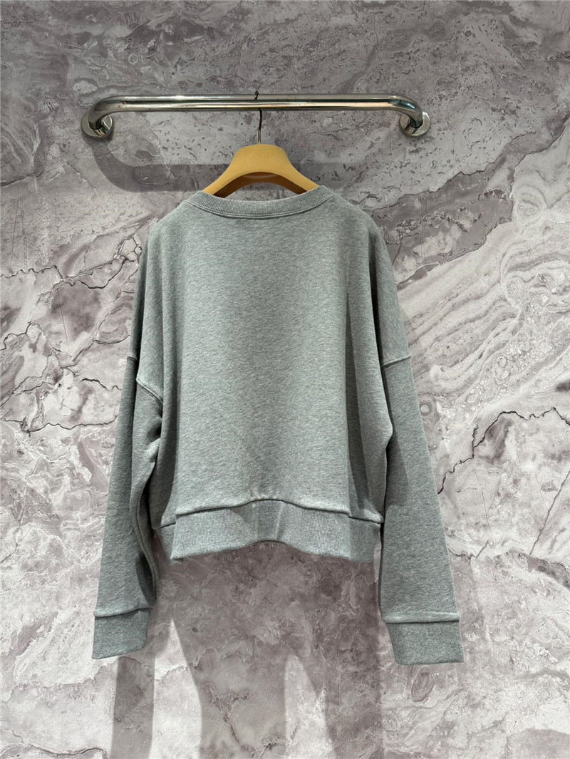 Ce1i*e flocked print sweatshirt cheap replica designer clothes