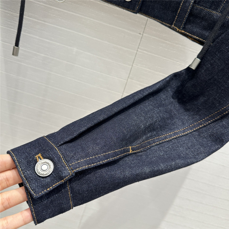 d10r S*per short old flower jacket denim jacket replica clothes