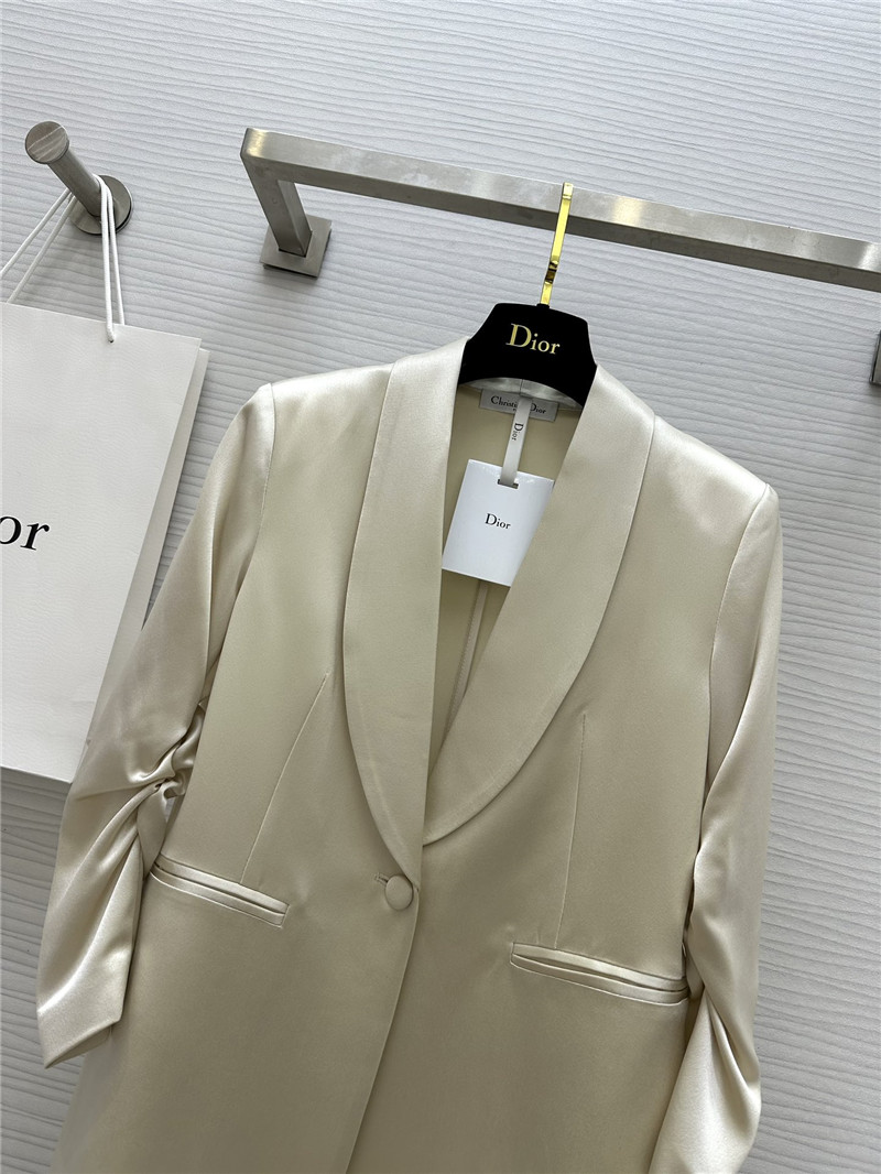D10r cuff pleated suit jacket replica clothes