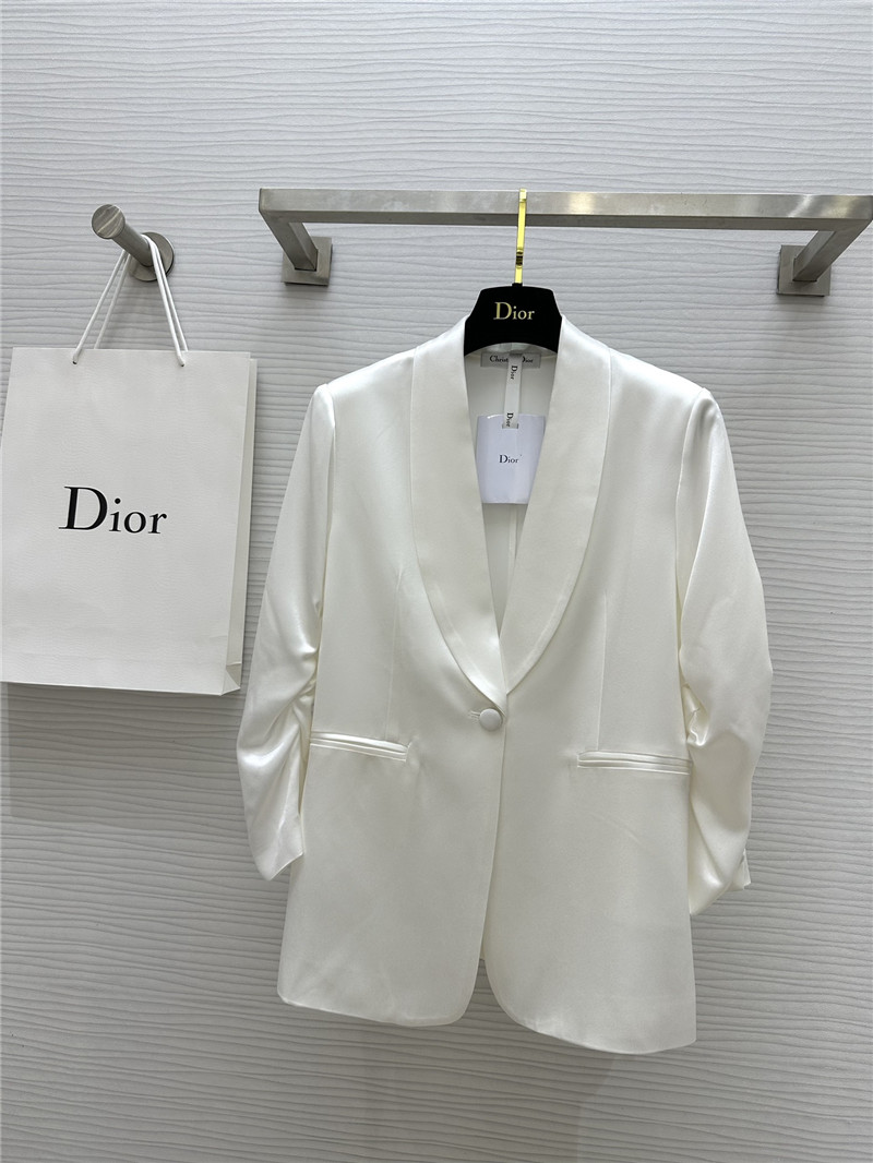 D10r cuff pleated suit jacket replica clothes