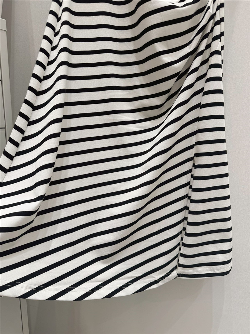 D10r striped slit waist long t skirt replica clothes