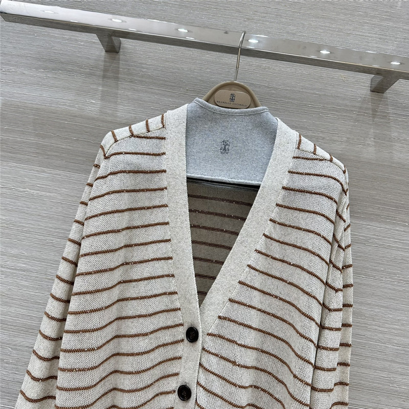BC Linen Yarn V-Neck Cardigan replica clothing sites