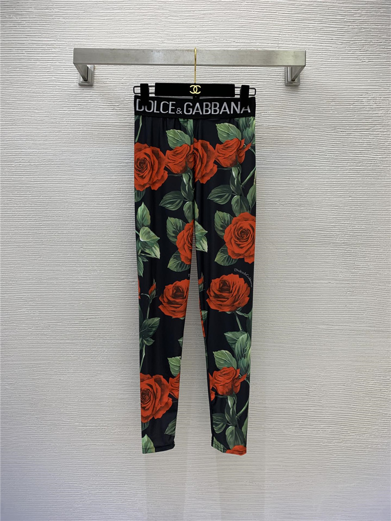 Dolce & Gabbana d&g yoga sports suit replica d&g clothing