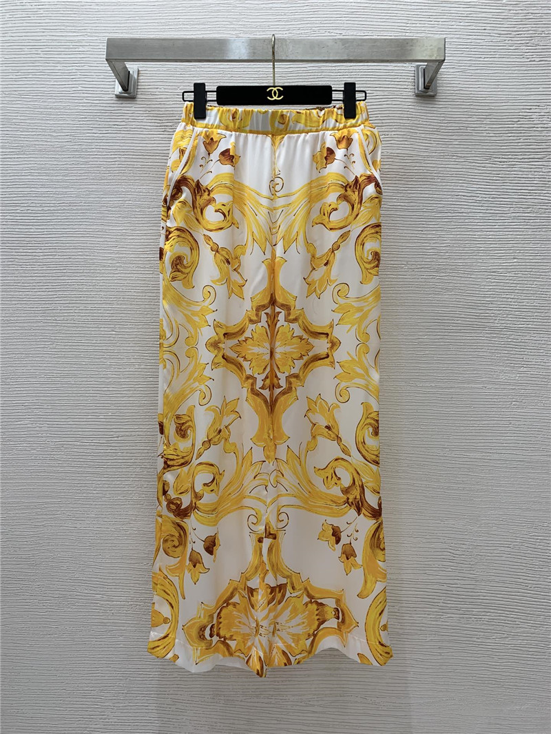 Dolce & Gabbana d&g pajama style home wear set replicas clothes