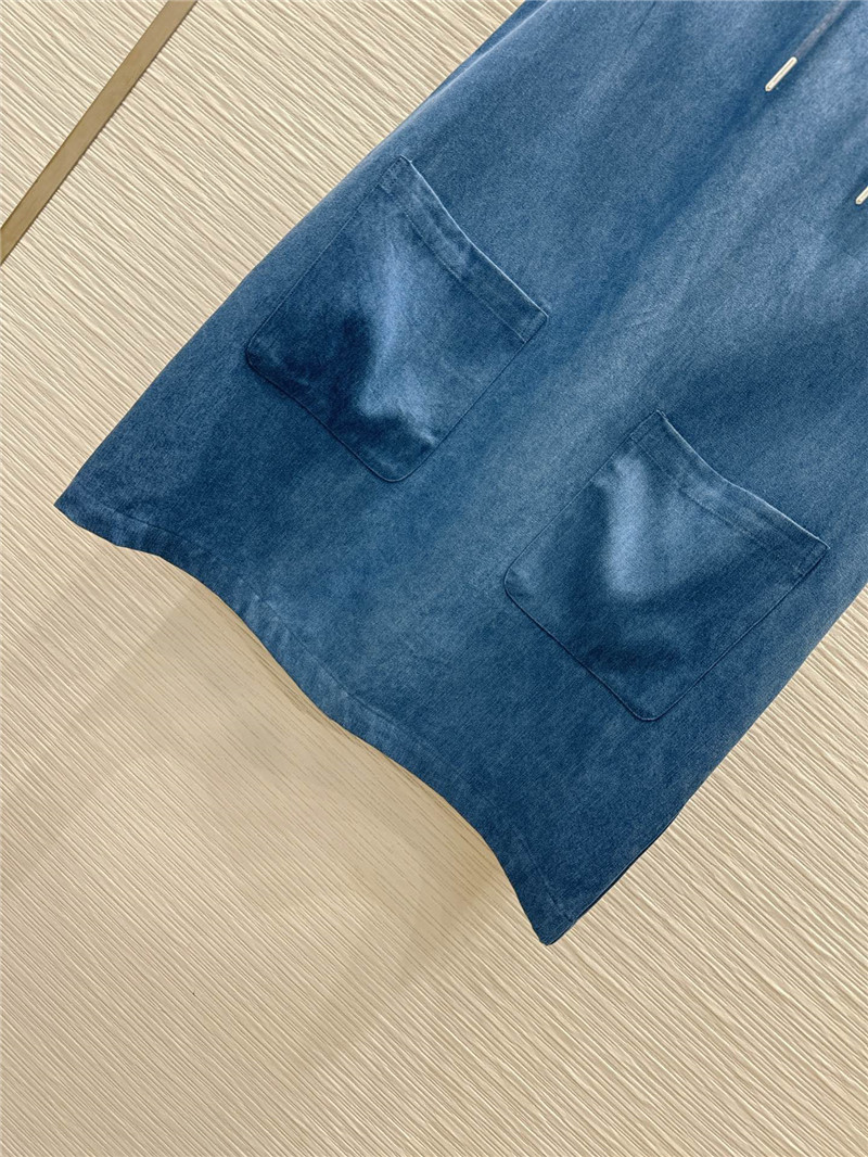 Va1e*ntin0 3d petal denim dress replica clothing sites