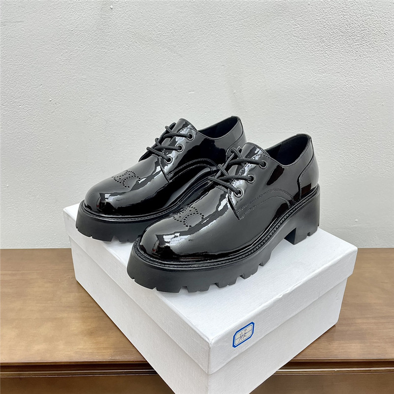 Ce1i*e triomphe rangers derby in black polished bull