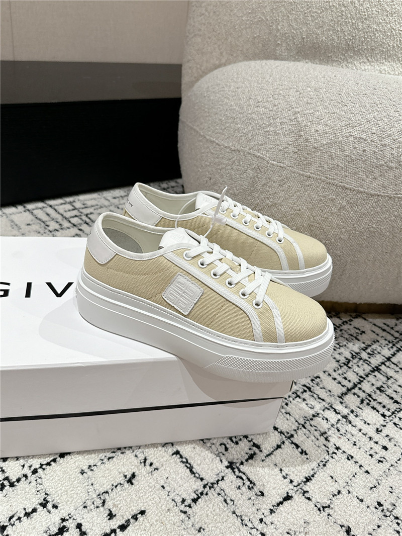 Givenchy City Denim Platform Sneakers