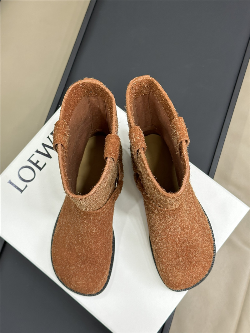 L0ew* women’s campo brushed suede biker boots