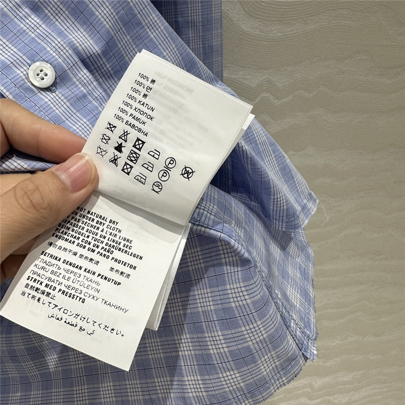 M1um1u temperament plaid shirt replica clothing sites