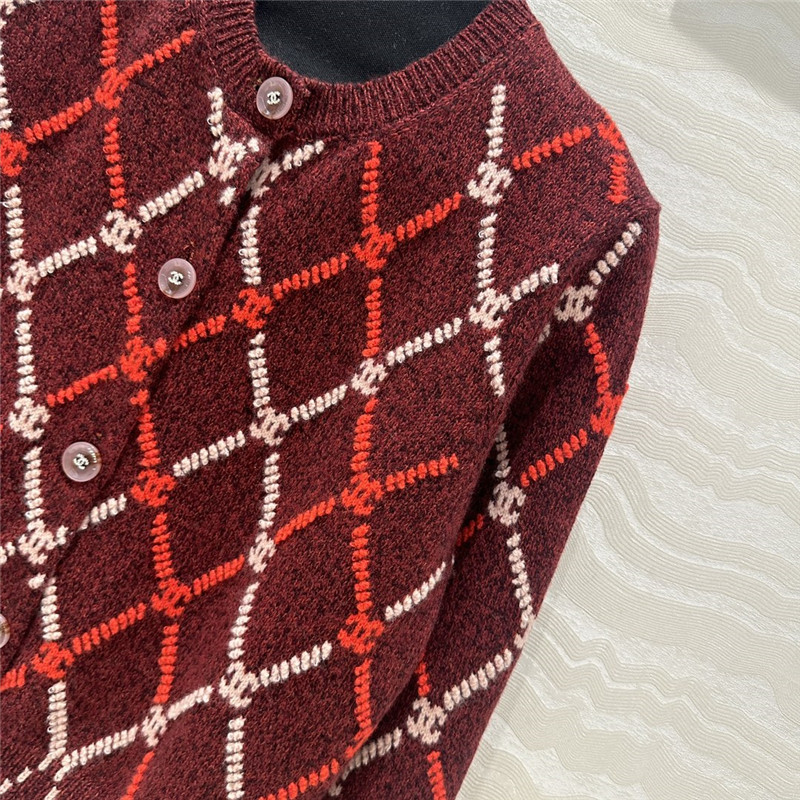 Ch**el handicraft series cashmere cardigan replicas clothes