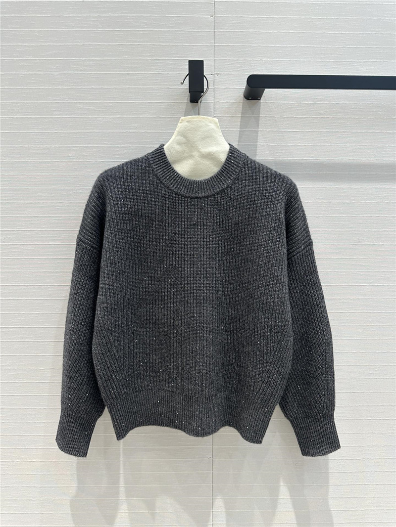 BC sequined cashmere crew neck sweater replicas clothes