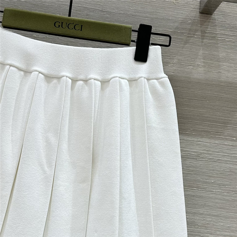 Gvc*1 polo collar small top + skirt set replica designer clothing websites