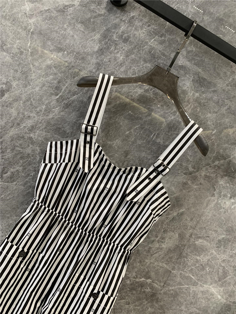 Ch**el vertical striped overalls cheap replica designer clothes
