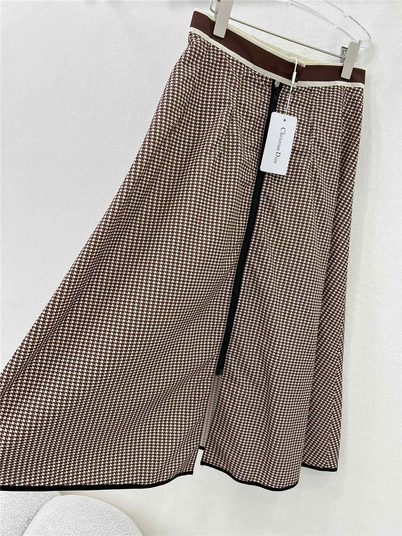 D10r printed long skirt replica d&g clothing