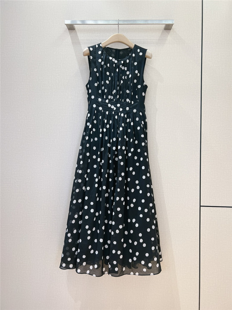 Vanitoo polka dot print dress cheap replica designer clothes