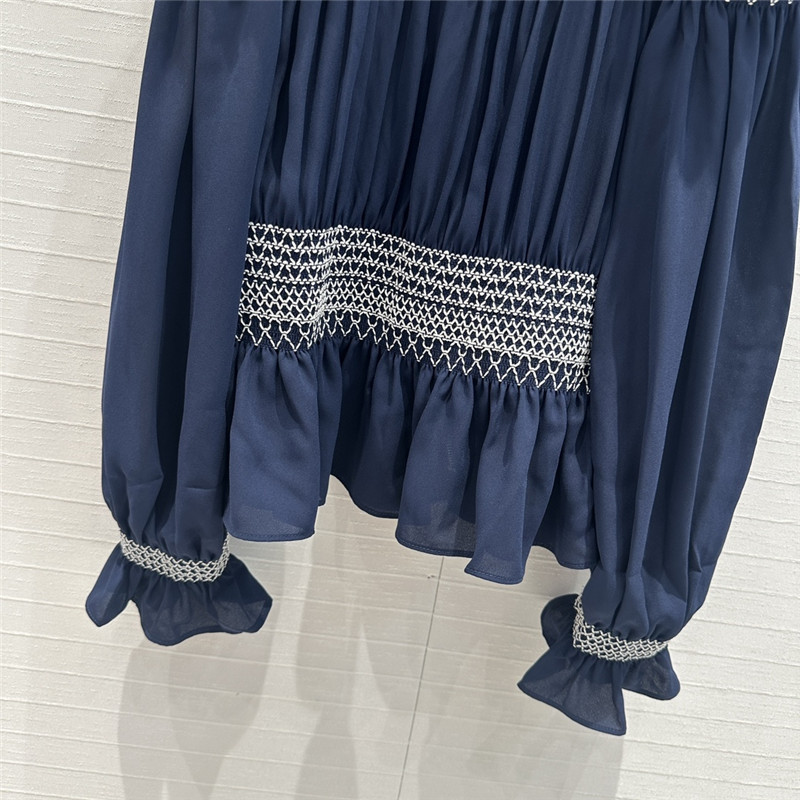 l0vis Vvtt0n lv one-shoulder tie flowing shirt replicas clothes