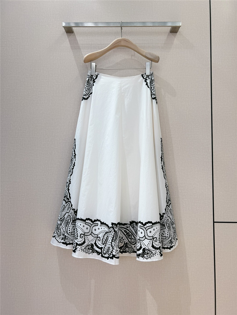 Chloé positioning print skirt replica d&g clothing