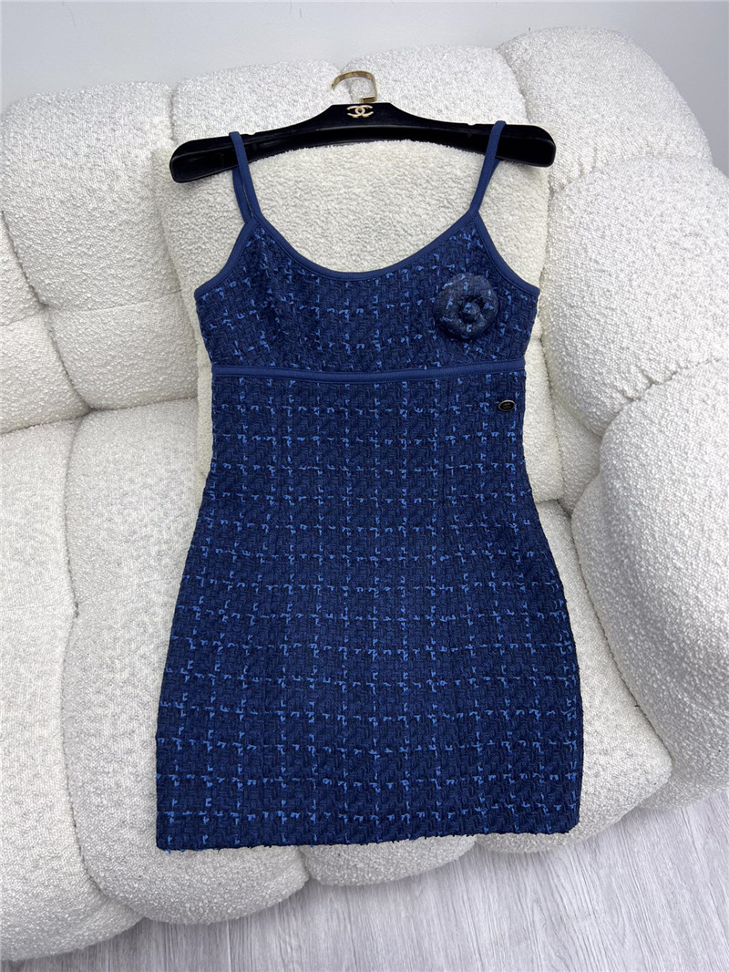 Ch**el tweed suspender dress replica d&g clothing