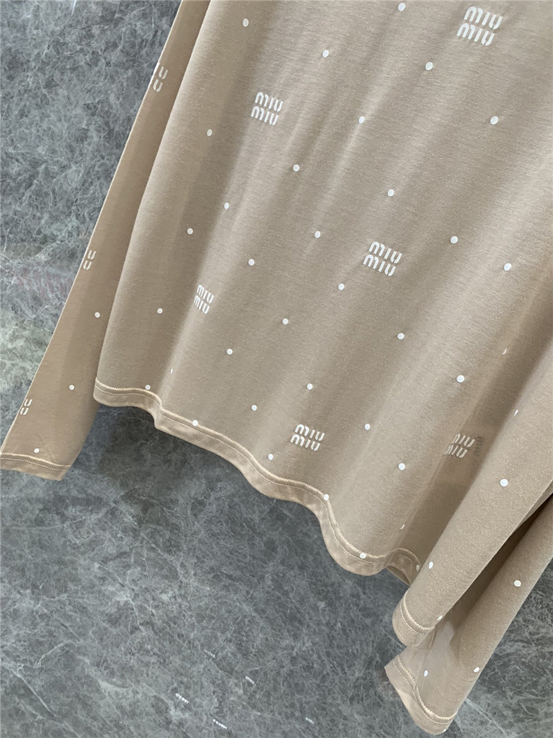 Miu Miu Logo Print Sweater