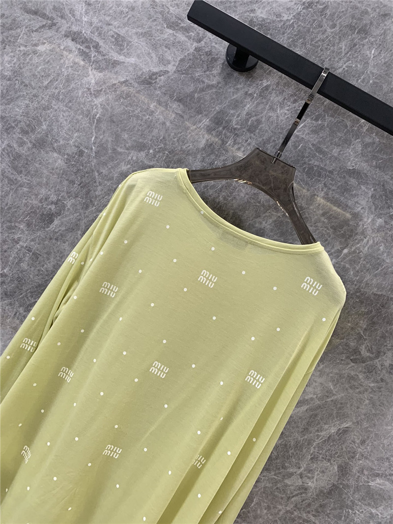 M1um1u base long-sleeved t-shirt replica clothing sites