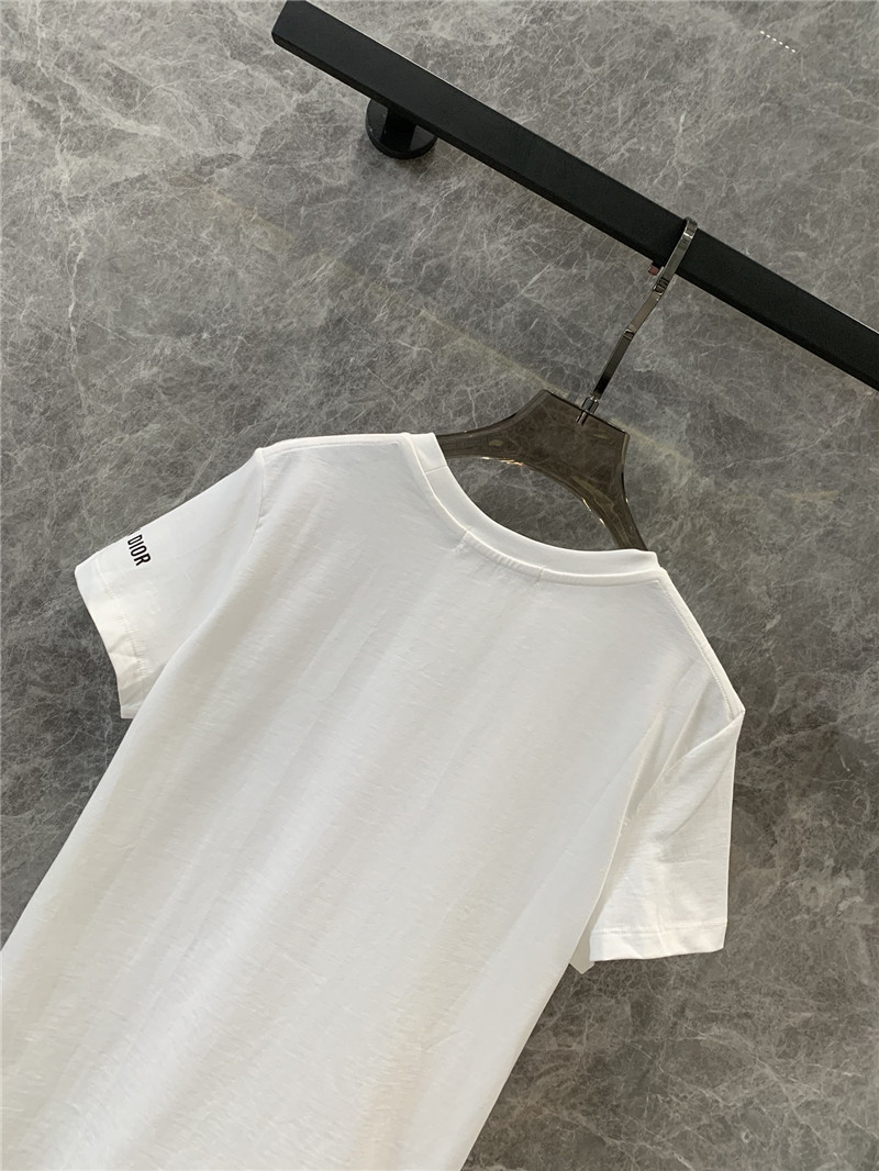 D10r line star print round neck short sleeve t-shirt replica clothing