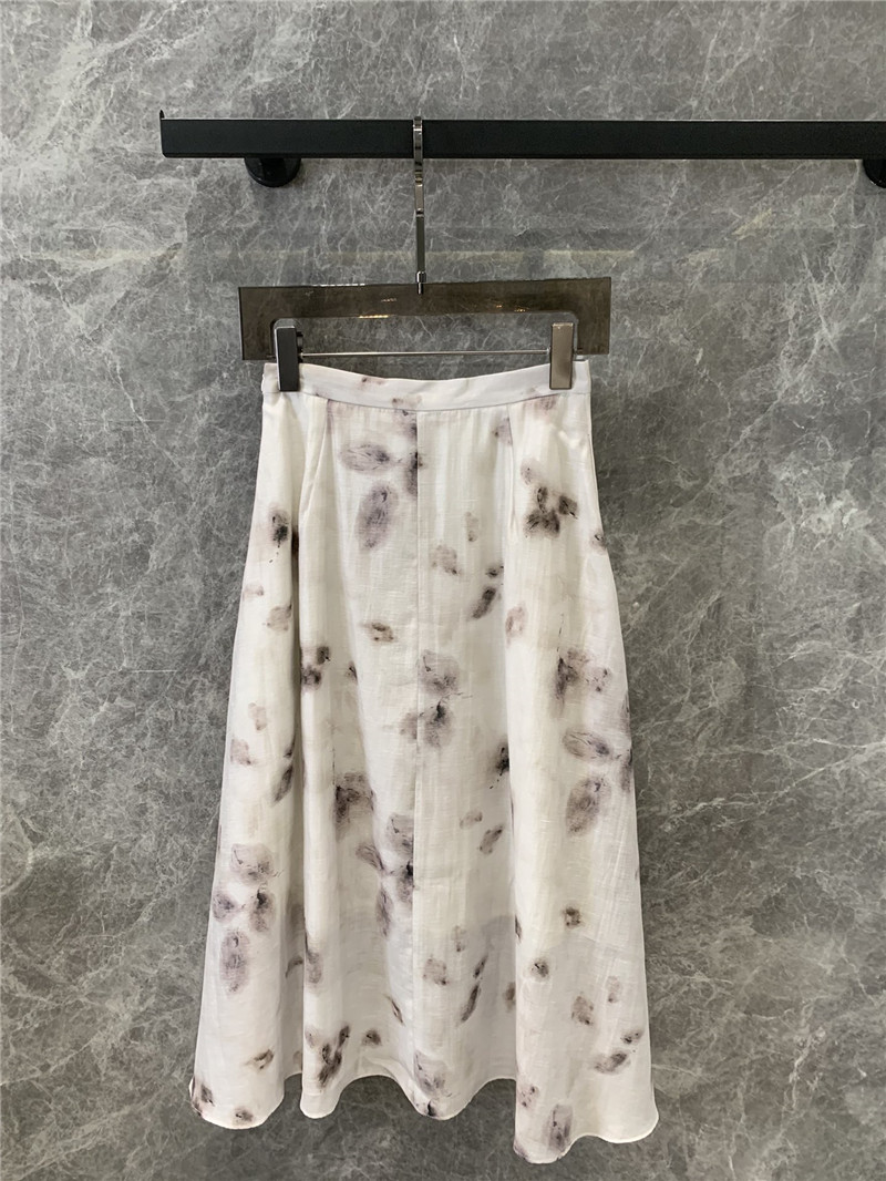 Ch**el chinese style printed skirt replica d&g clothing