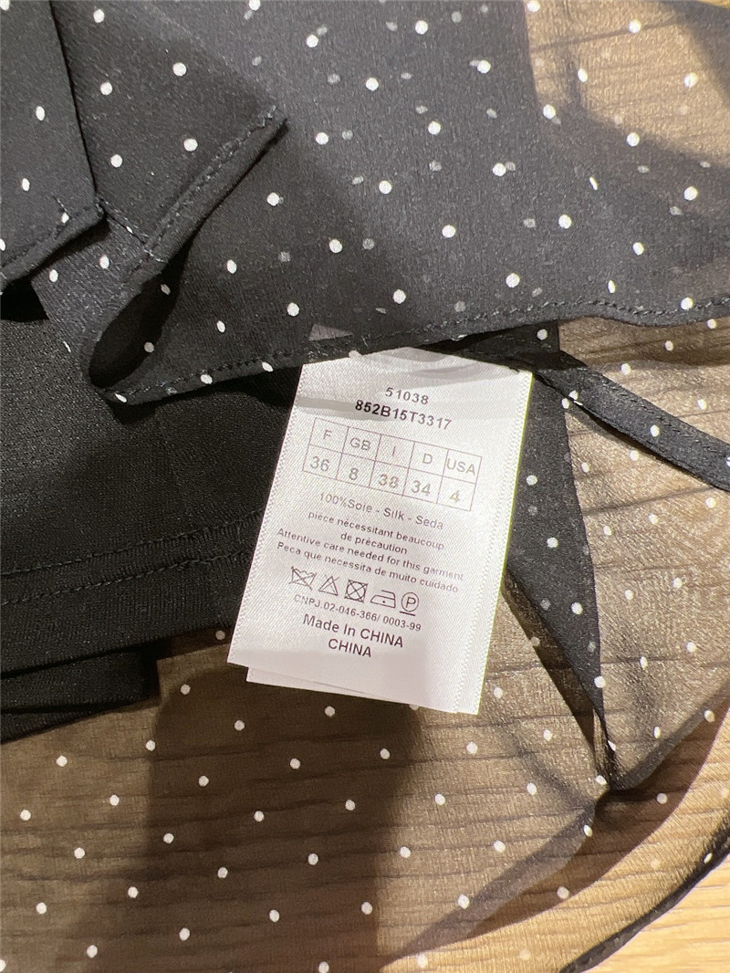 D10r polka dot shirt replica designer clothes